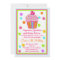 Surprise  Candy Cupcake Birthday Invitation