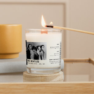 Surprise Concert Ticket Photo Gift Voucher Scented Candle