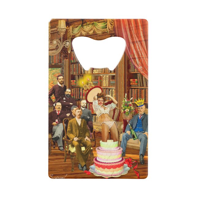 Surprise! Credit Card Bottle Opener (Front)