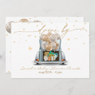 Surprise Drive Through Baby Shower Parade 2 Invitation