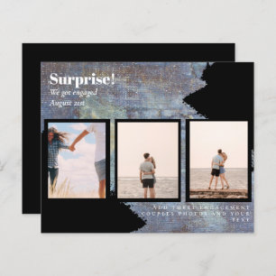 SURPRISE! Engagement PHOTO COLLAGE BUDGET