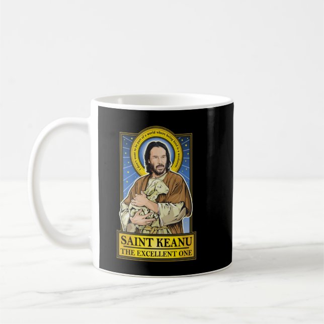 Surprise Gift Keanu Art Reeves Gifts Music Fan Coffee Mug (Left)