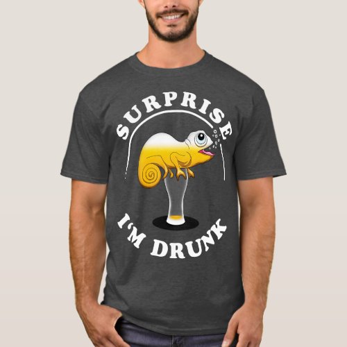 Surprise Im Drunk Funny Beer Drinking Quote T_Shirt