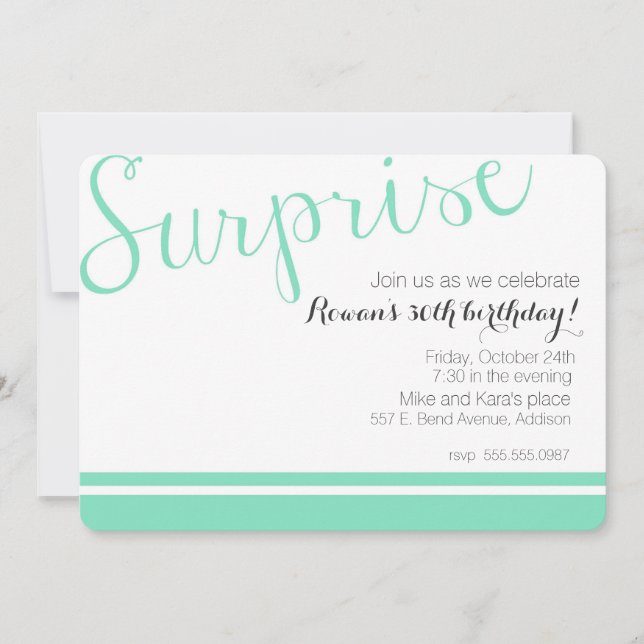 Surprise Invitation (Front)