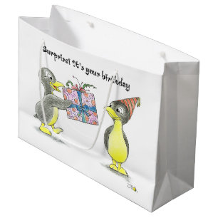 Surprise it's your birthday large gift bag