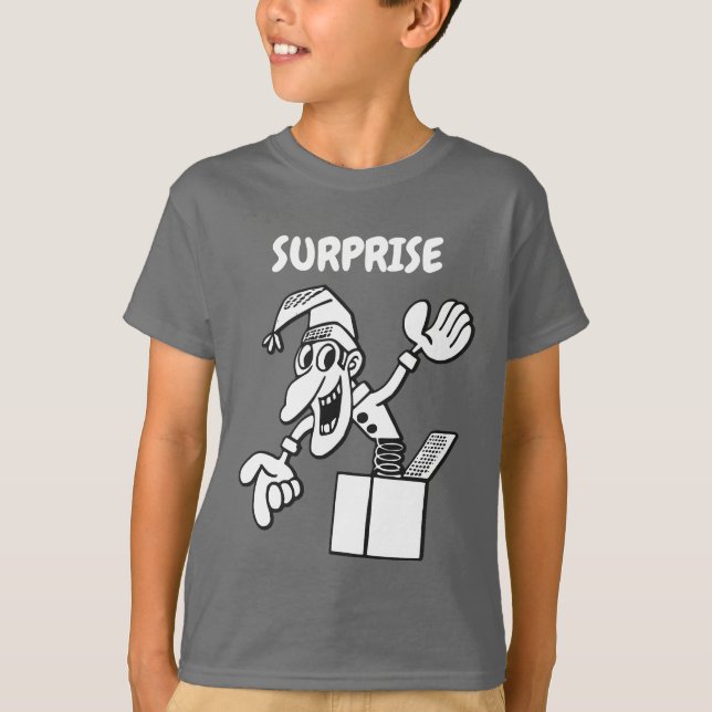 SURPRISE jack in the box T-shirt (Front)