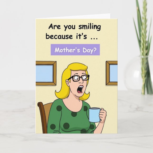 Surprise Mothers Day Card (Front)