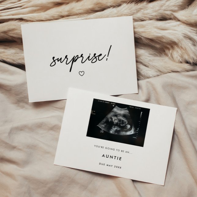 "Surprise!" New Auntie/Grandparents/Nana Pregnancy Announcement (Creator Uploaded)