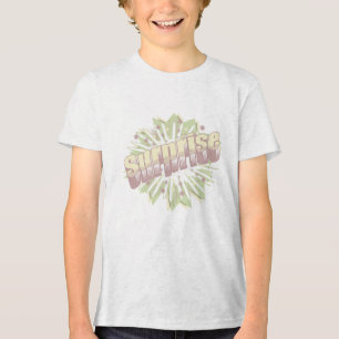 Surprise onomatopoeia explosion Tri-Blend shirt