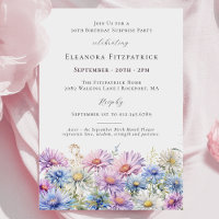 SURPRISE PARTY 30th September Birth Month Flower