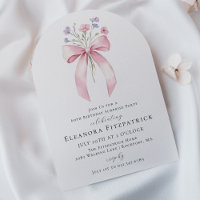 SURPRISE PARTY 60th Birthday Bow Wildflower Arch