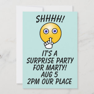 SURPRISE PARTY CUSTOM INVITATIONS