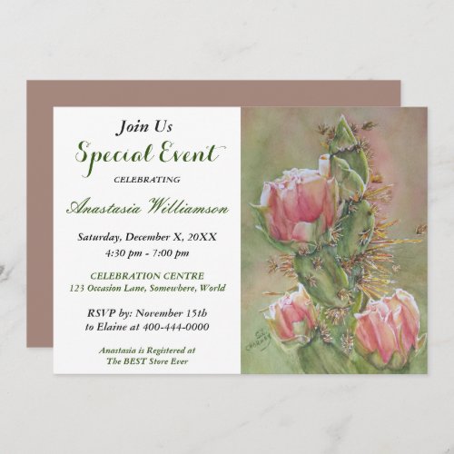 SURPRISE PARTY EVENT INVITE