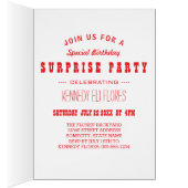 surprise party invitation (Inside (Right))