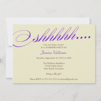 Surprise Party Invitation