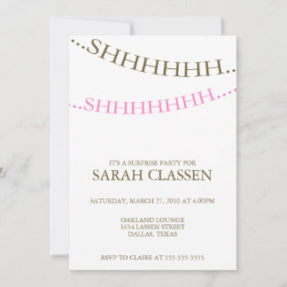 Surprise Party Invitation