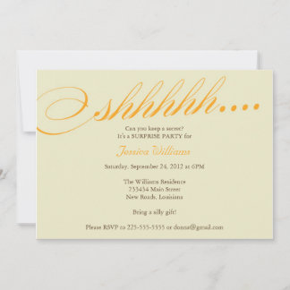Surprise Party Invitation