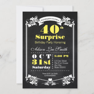 Surprise Party Invitation
