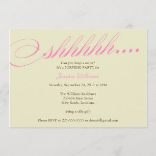 Surprise Party Invitation