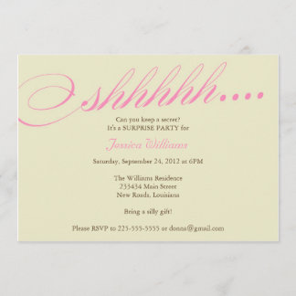 Surprise Party Invitation