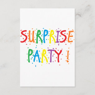 "Surprise Party" Invitations