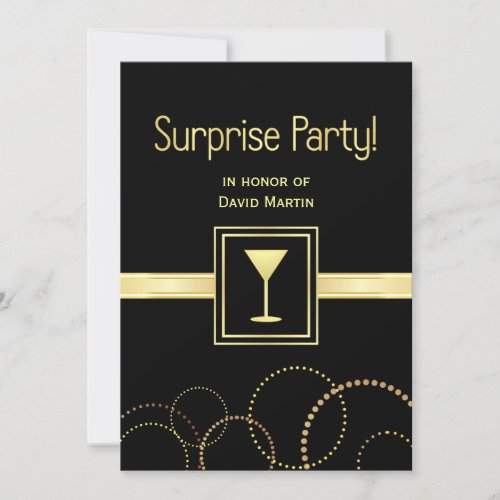 Surprise Party Invitations - Contemporary