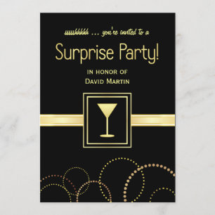 Surprise Party Invitations - Ssshhh You're Invited