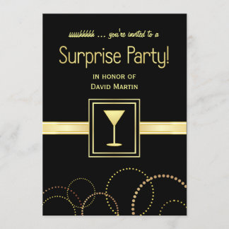 Surprise Party Invitations - Ssshhh You're Invited