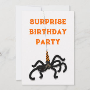 Surprise Party October Invitation