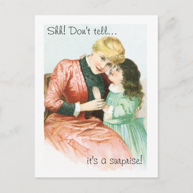 Surprise Party Postcard Invitation (Front)