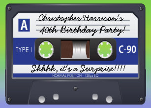 Cassette Tape Invitations Zazzle