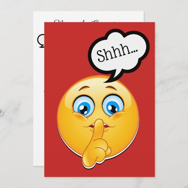 Surprise Party / Shower Invitation (Front/Back)