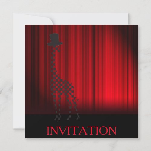 Surprise Party Theater Oper Invitation