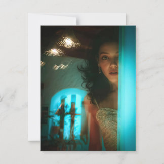 Surprise, Peeking Out From a Door Postcard