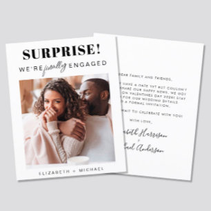 Surprise Photo Engagement Budget Announcement