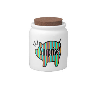 Surprise Pig Candy Jar