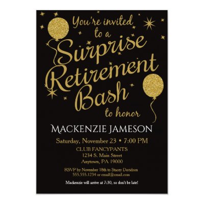 retirement party invitations