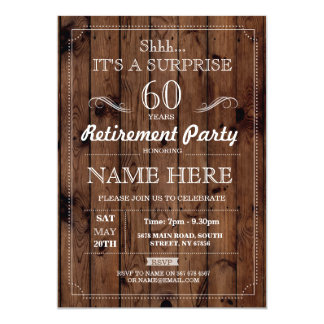 Surprise Retirement Invitations & Announcements | Zazzle