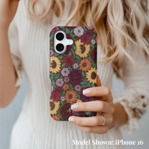 Surprise Song Piano Flowers Painted Boho Floral iPhone 17 Case