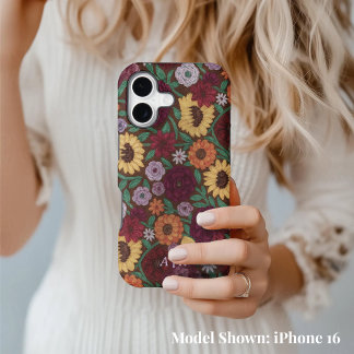 Surprise Song Piano Flowers Painted Boho Floral iPhone 17 Case