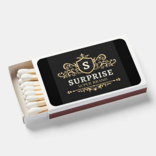 surprise super brand luxury wedding party modern l matchboxes