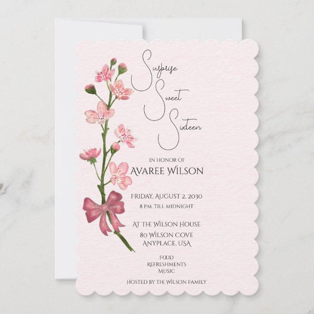 Surprise Sweet Sixteen (Front)