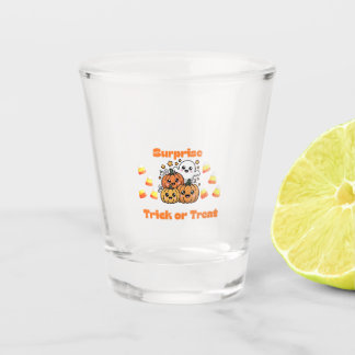 Surprise Trick or Treat on a Shot Glass