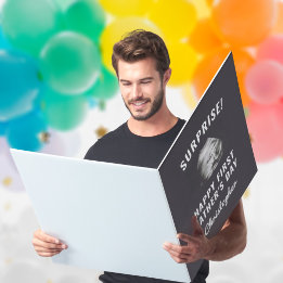 Surprise Ultrasound Photo 1st Father's Day Card