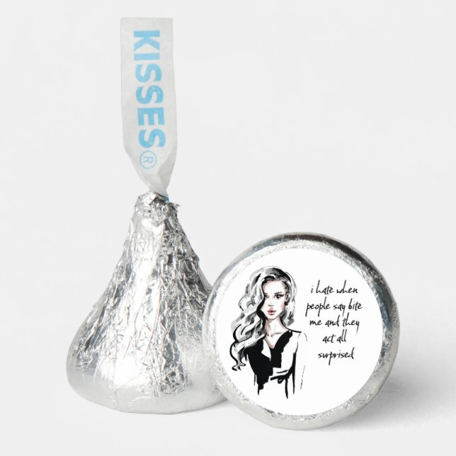 Surprised Bite me  Hershey®'s Kisses® (Front)