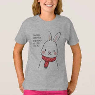 Surprised Bunny T-Shirt – Cute Bunny Reaction with