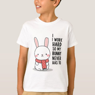 Surprised Bunny T-Shirt – Cute Bunny Reaction with