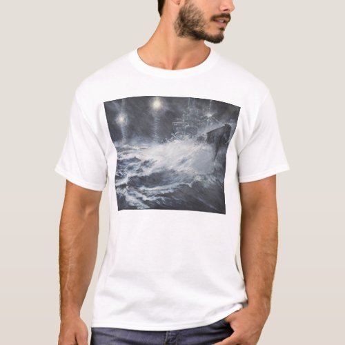 Surprised By Starshell Scharnhorst Battle of T_Shirt