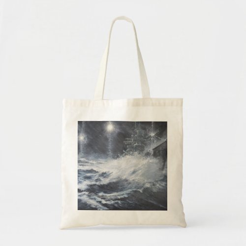 Surprised By Starshell Scharnhorst Battle of Tote Bag