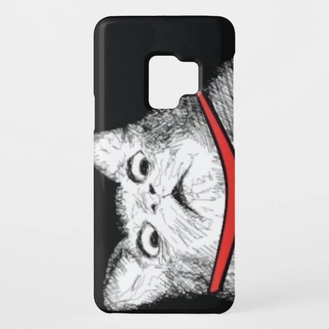 Surprised Cat Gasp Meme - Samsung Galaxy S Case (Back)